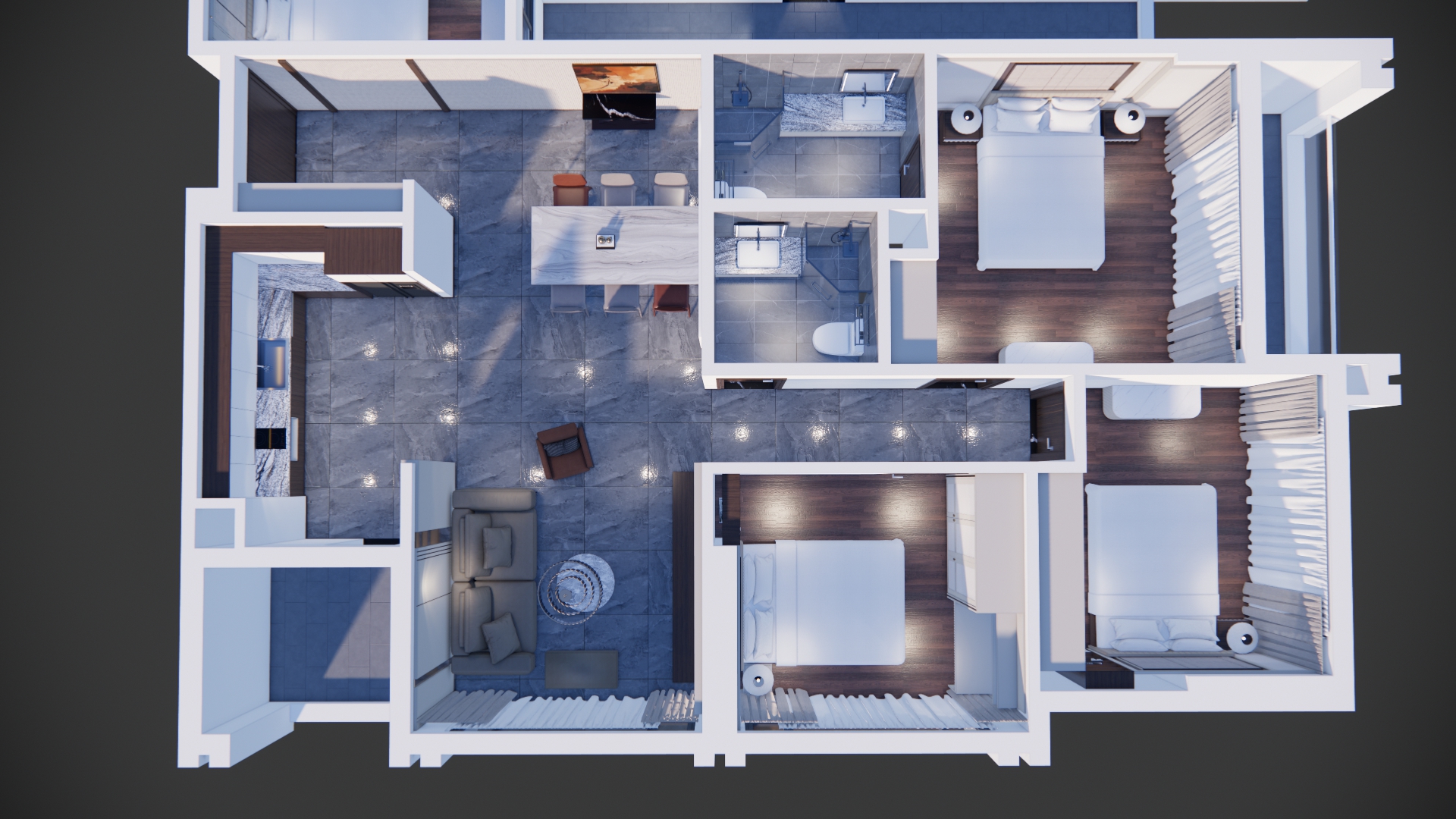 THREE BEDROOM SIGNATURE (3DBL)